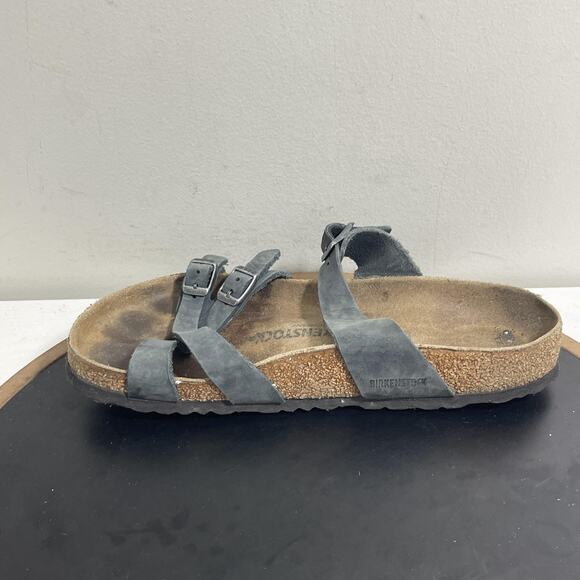 Birkenstock Mayari Sandals Womens Size 9 40 Leather Cork Slip On Comfort Shoes - Picture 6 of 12